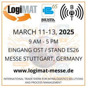 Scopri di più sull'articolo BRUSTIA ADVANCED TECHNOLOGY @LogiMAT2025 – FIERA INTERNAZIONALE PER LE SOLUZIONI INTRALOGISTICHE E GESTIONE DEI PROCESSI